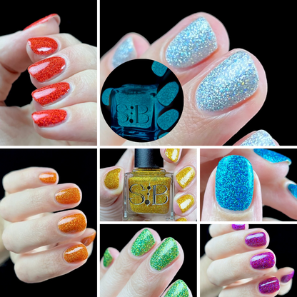 2024 Glitter Rainbow Full Set