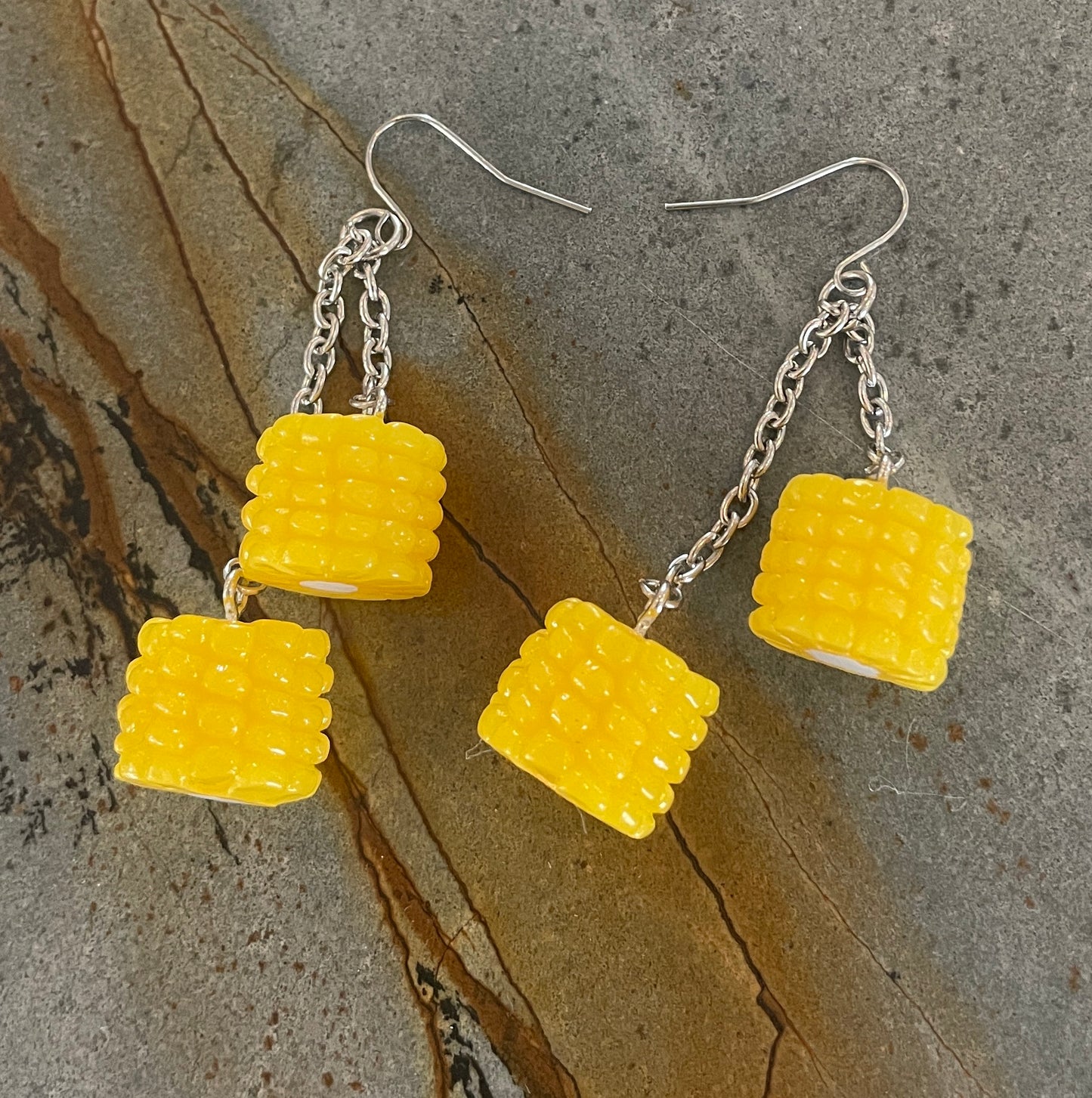 CORN! Fidget Earrings