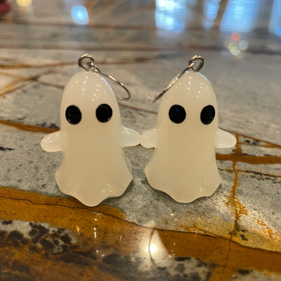 Glow in the Dark Ghost Earrings