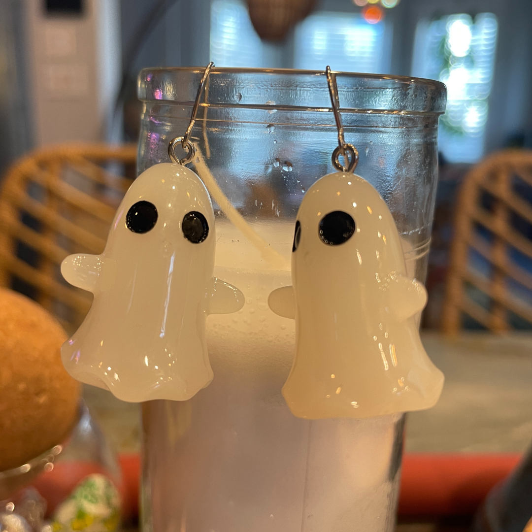 Glow in the Dark Ghost Earrings