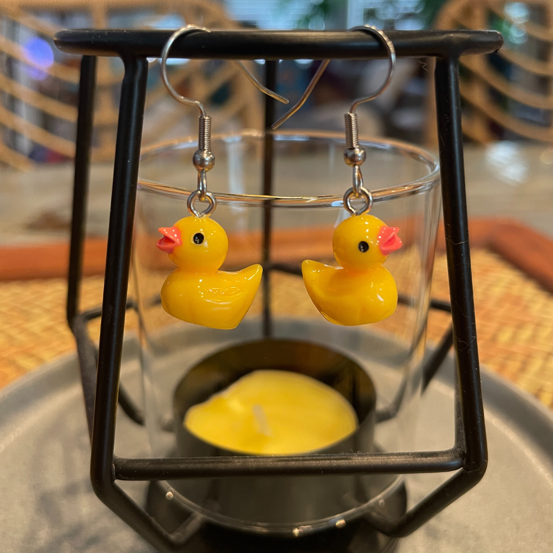 Acrylic Ducky Earrings