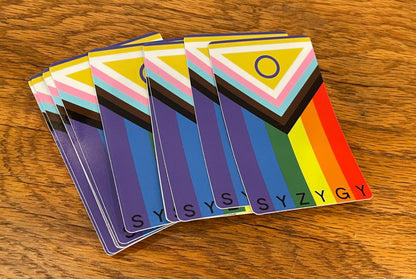 Syzygy Inclusive Pride Flag Sticker