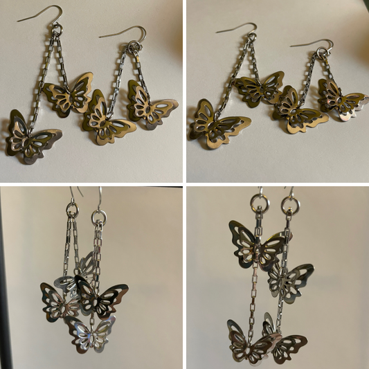 Butterfly Fidget Earrings